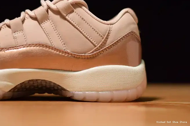 Kicked Out Shoe Store Rose GS 11 Gold Jordan Low Air AH7860-105 0517